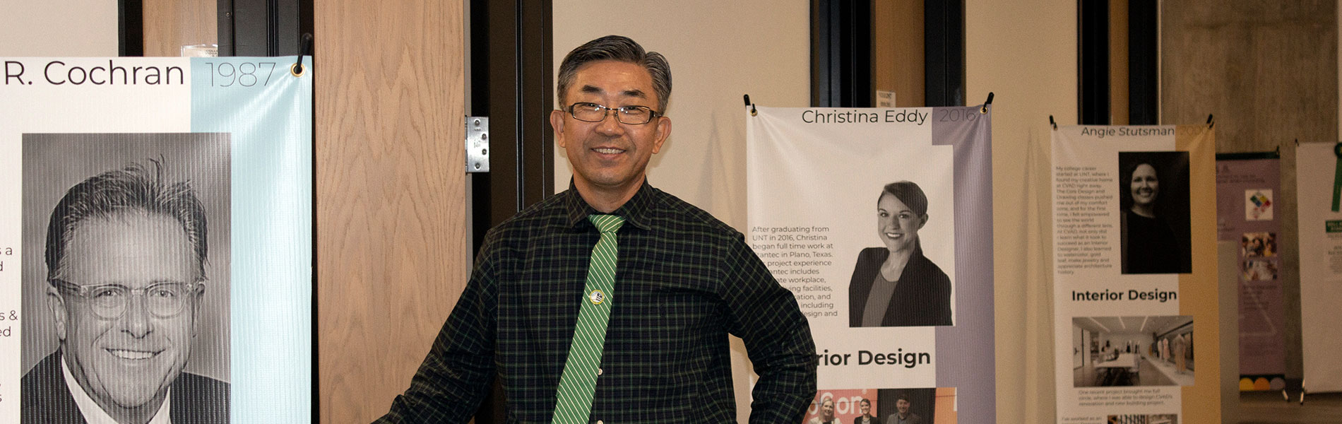 Dr. Park standing in the hall.