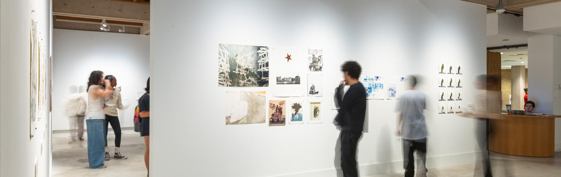 The Senior Printmaking Exhibition is always a highlight in the fall.