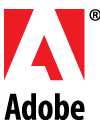 Adobe registered trademark. A red square with an abstract, white letter A and the word Adobe written below in black.