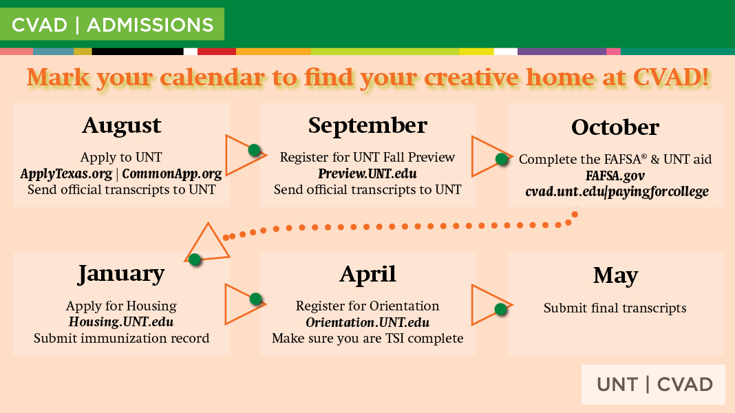 Mark your calendar to find your creative home at CVAD!