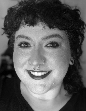 Kalin La Place, smiling, facial jewelry, smiling, black-and-white-photo