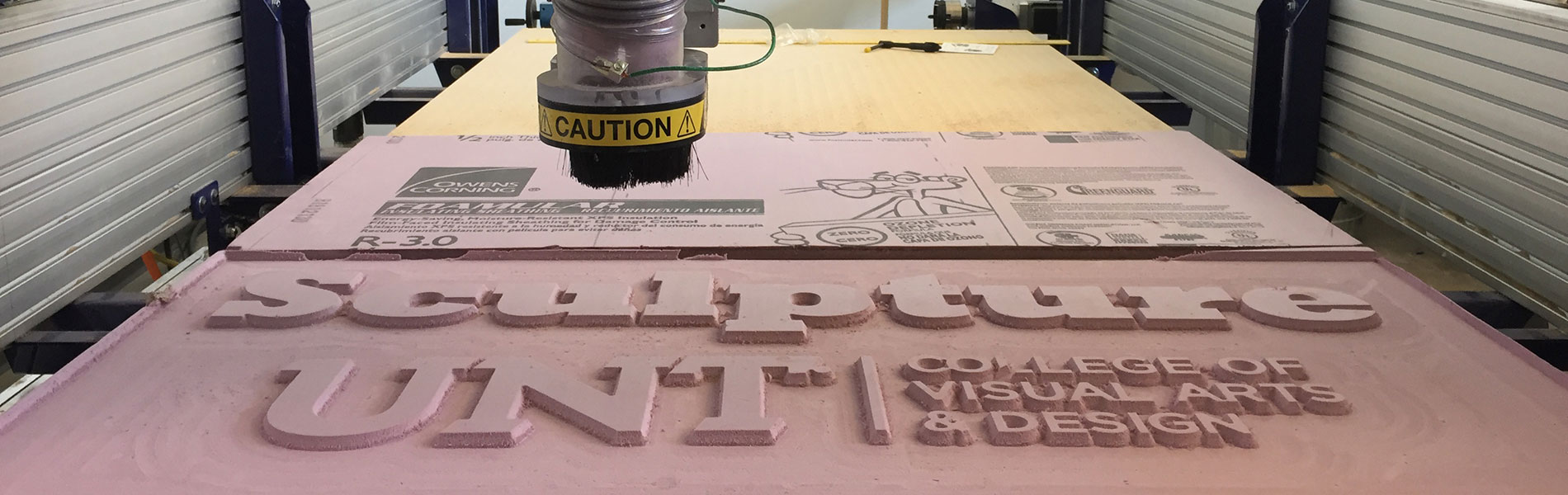 CNC router in the CVAD Sculpture Studio
